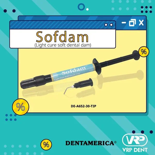 SofDam Light cure soft dental dam 2g 