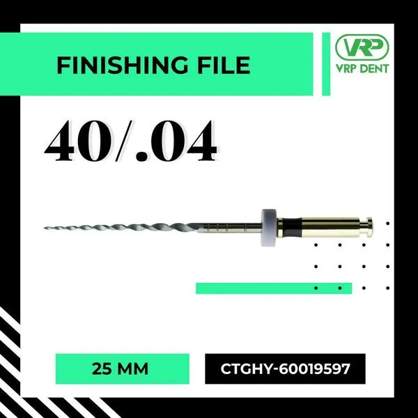 HyFlex EDM Finishing File 40/.04 3 pcs. Size 25 mm.