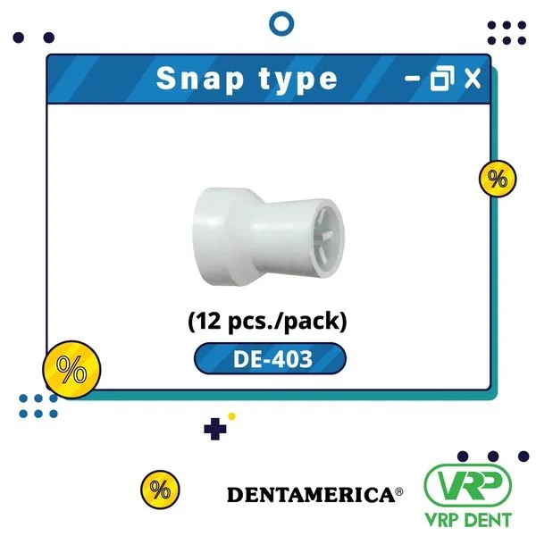 Dentamerica Rubber Cup Snap type 12 pcs./pack