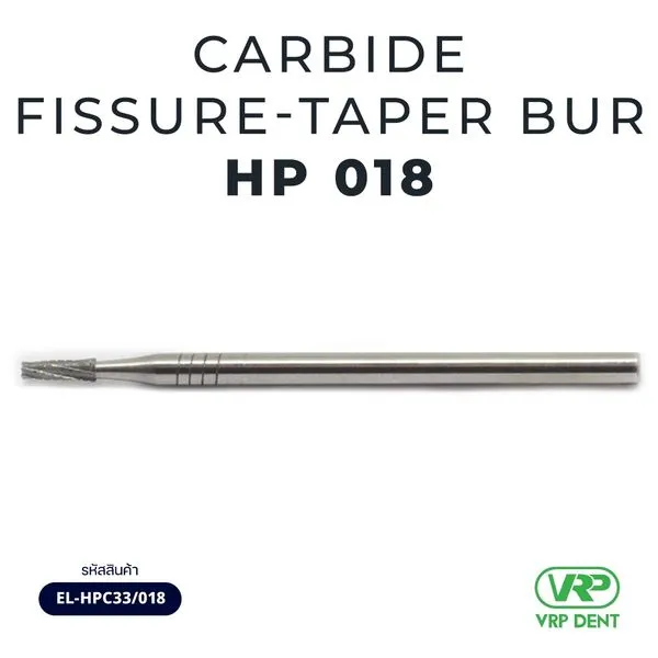 Ela Carbide fissure taper bur HP 1 pc. 018