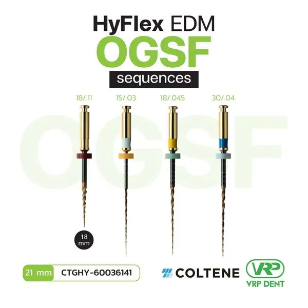 Coltene HyFlex EDM OGSF NiTi File Set 21 mm 4 pcs.