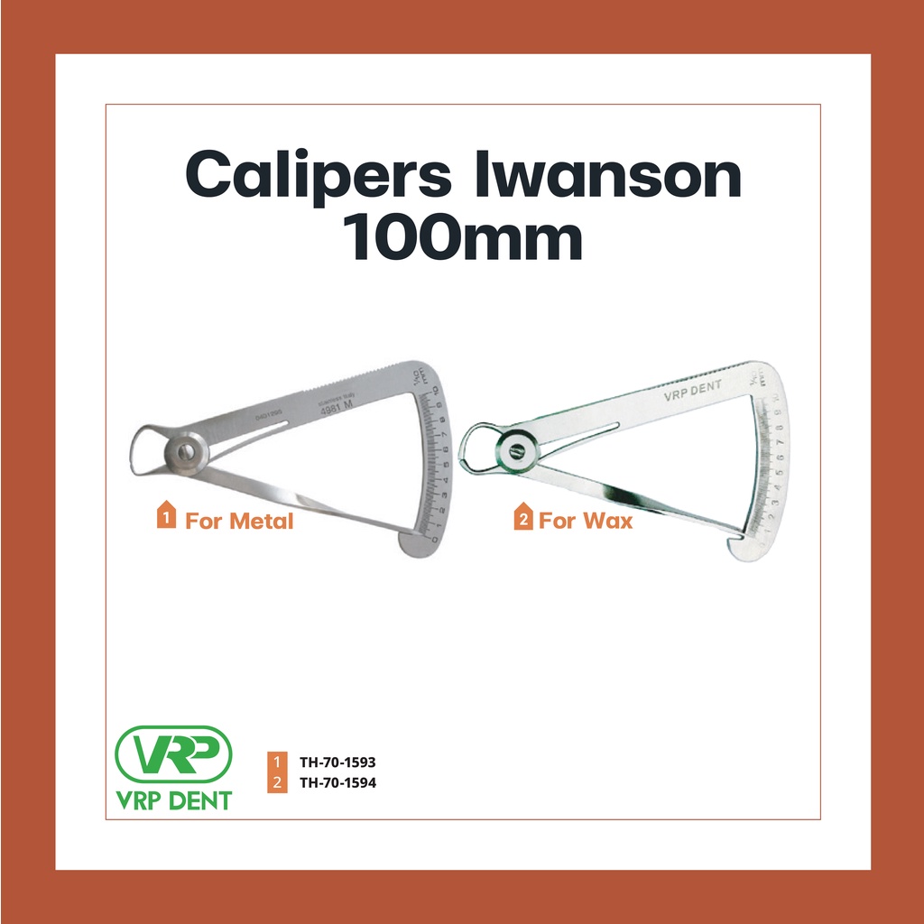 Calipers Iwanson 100mm คาลิปเปอร์ อุปกรณ์วัดความหนา 