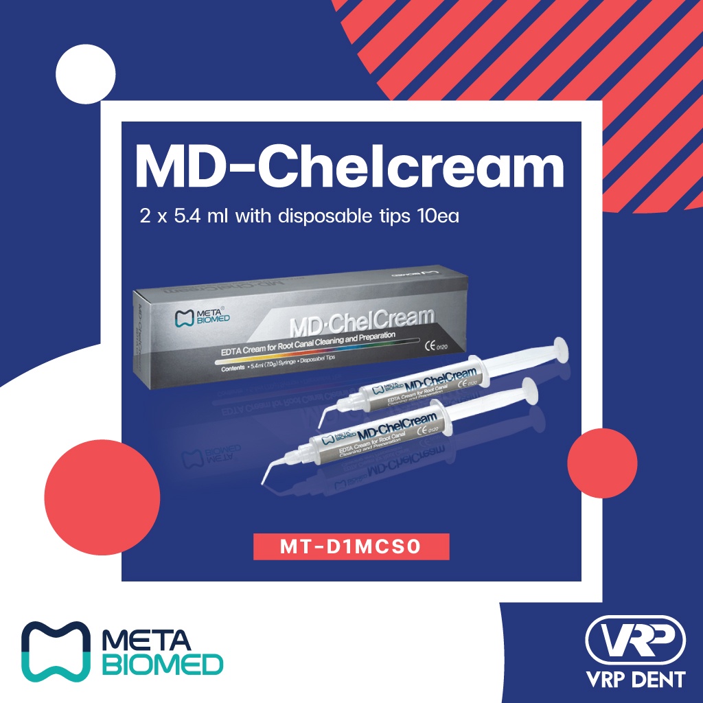 MD-Chelcream EDTA 19% Cream for root canal cleaning and preparation 
