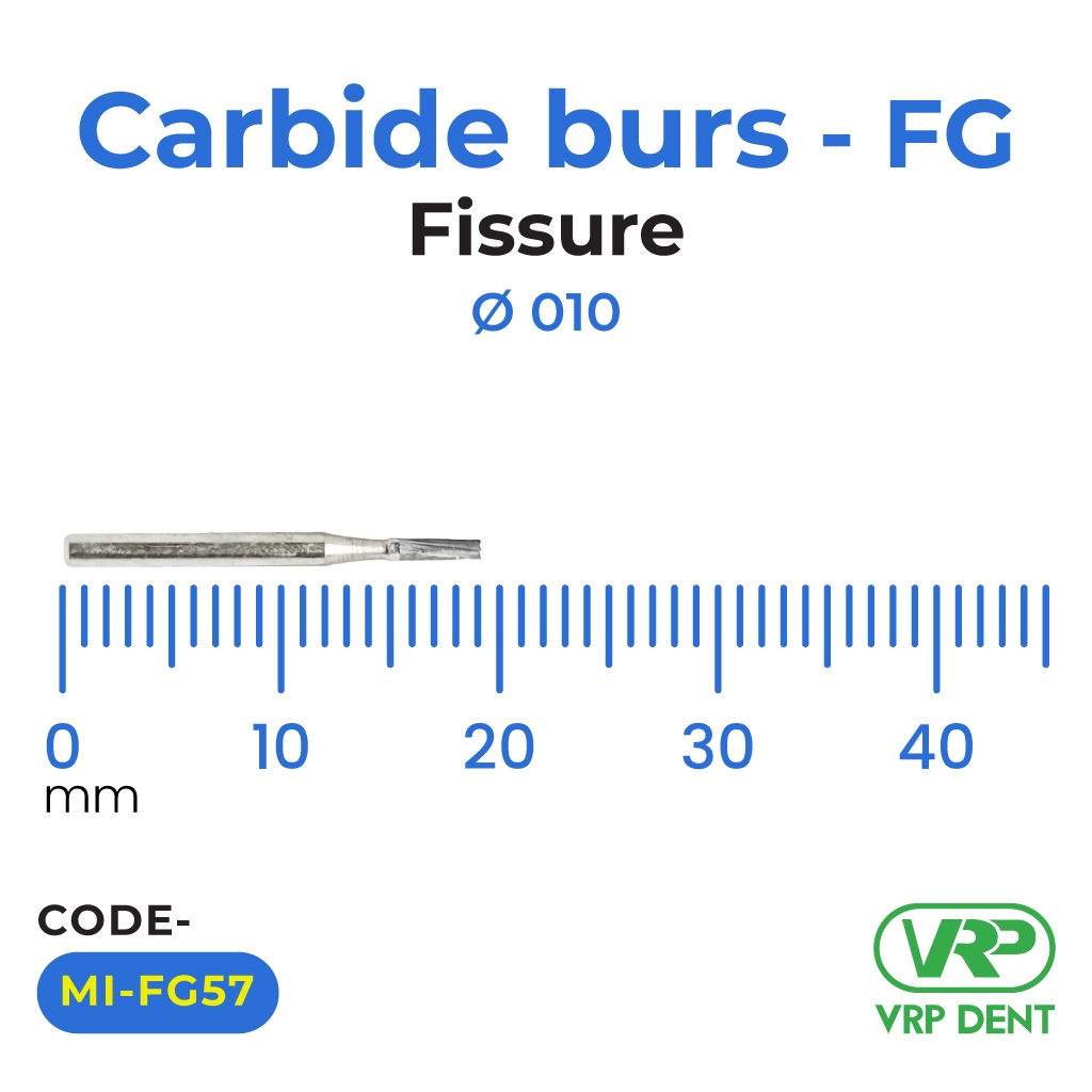 Microdont Carbide burs - FG Fissure 010