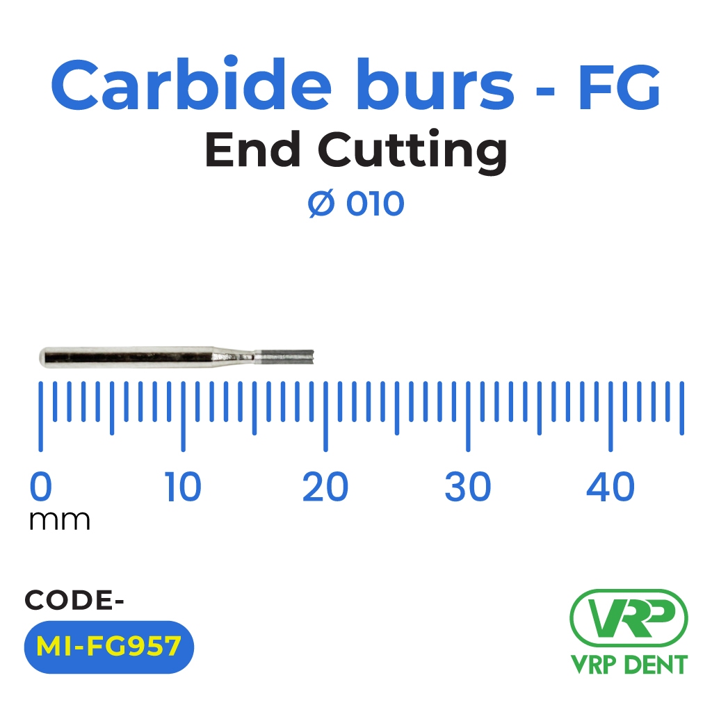 Microdont Carbide burs - FG End Cutting 1 pc. 010