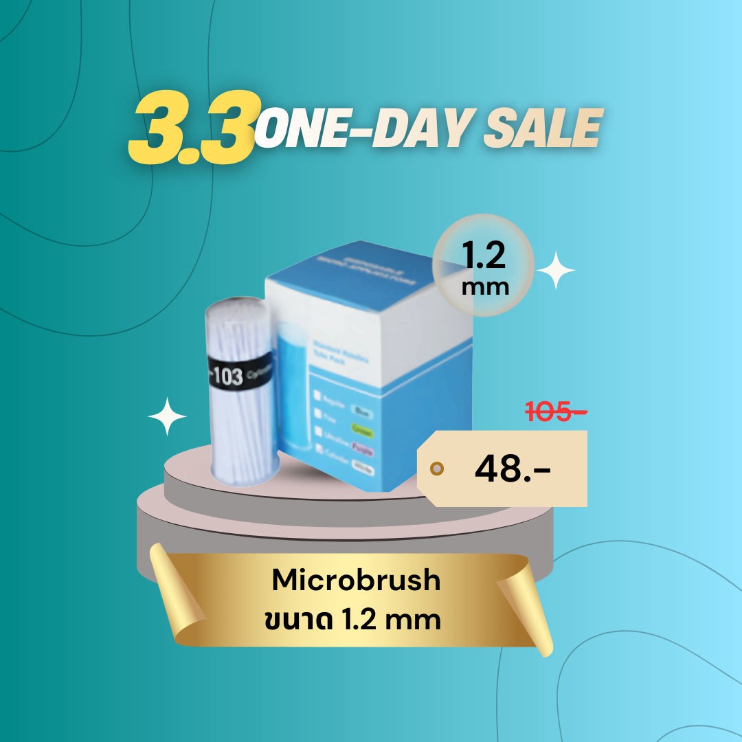 Verpro Microbrush White for cylinder  1.2 mm