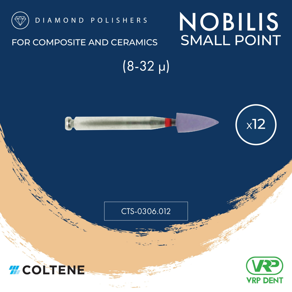 Coltene KENDA Nobilis Diamond Polishers (Step 1/3) Small point 12 pcs. 