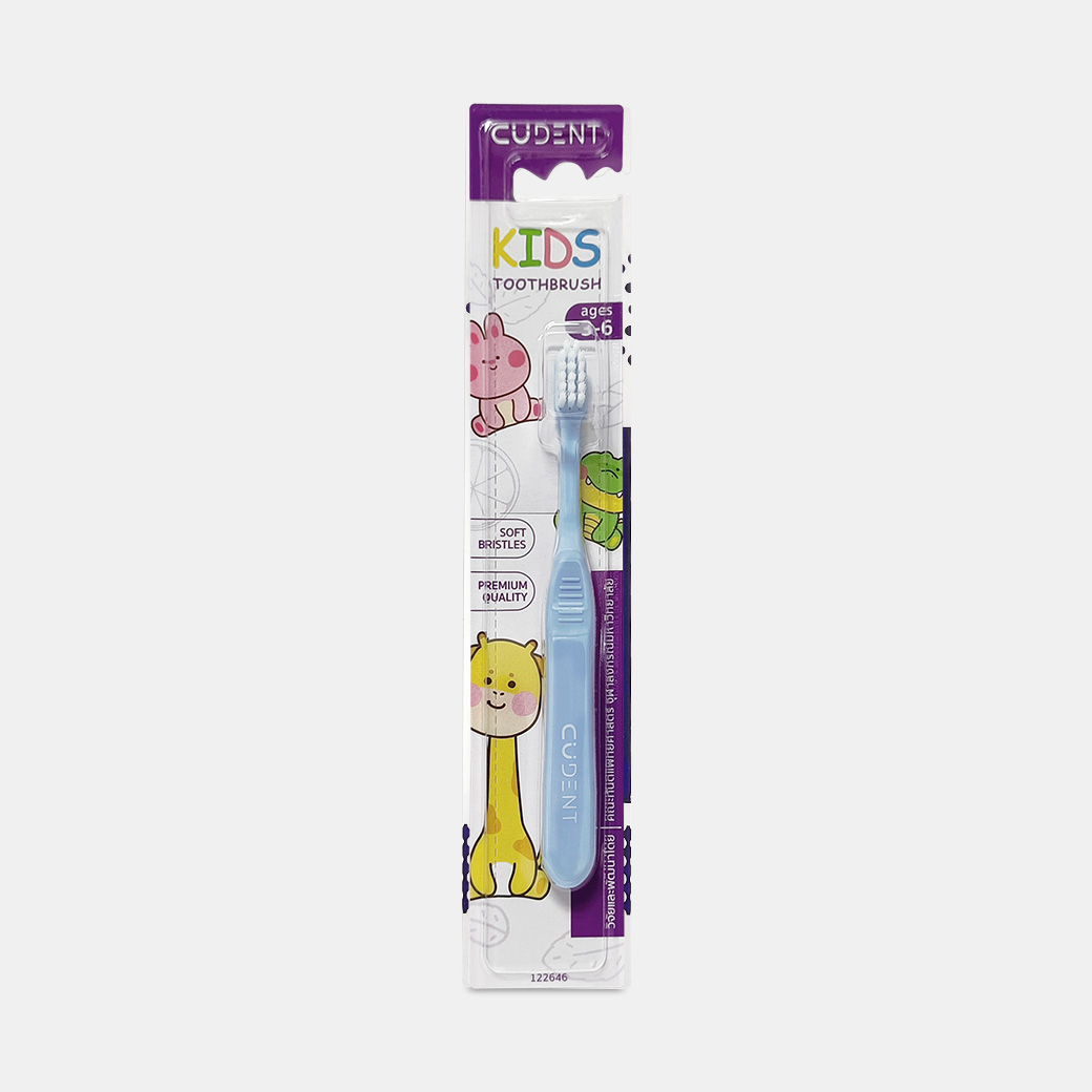 แปรงสีฟันเด็ก ชนิดขนนุ่ม สำหรับเด็กช่วงอายุ 3-6 ปี