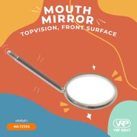 Mouth mirror front surface กระจกส่องปาก 1 กล่อง 12 ชิ้น -1