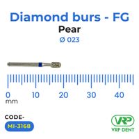 Microdont Diamond burs - FG Pear 023 1 pc. 