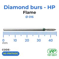 Microdont Diamond burs - HP Flame 1 pc. 016