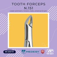 Tooth forceps N.151 คีมถอนฟันล่าง-2