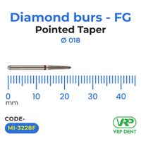 Microdont Diamond burs - FG Pointed Taper 1 pc. 018