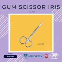 Gum Scissor Iris Curved 115 mm 