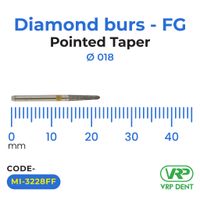 Microdont Diamond burs - FG Pointed Taper 1 pc. 018