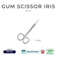 Gum Scissor Iris Curved 115 mm -1