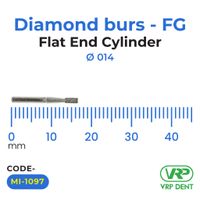 Microdont Diamond burs - FG Flat End Cylinder 1 pc.  014