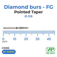 Microdont Diamond burs - FG Pointed Taper 1 pc. 018
