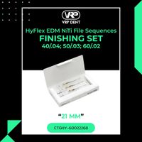 HyFlex EDM FINISHING SET 40/.04; 50/.03; 60/.02  Size 21 mm.
