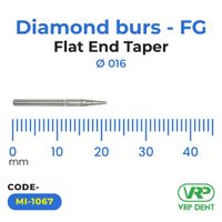 Microdont Diamond burs - FG Flat End Taper 1 pc. 016